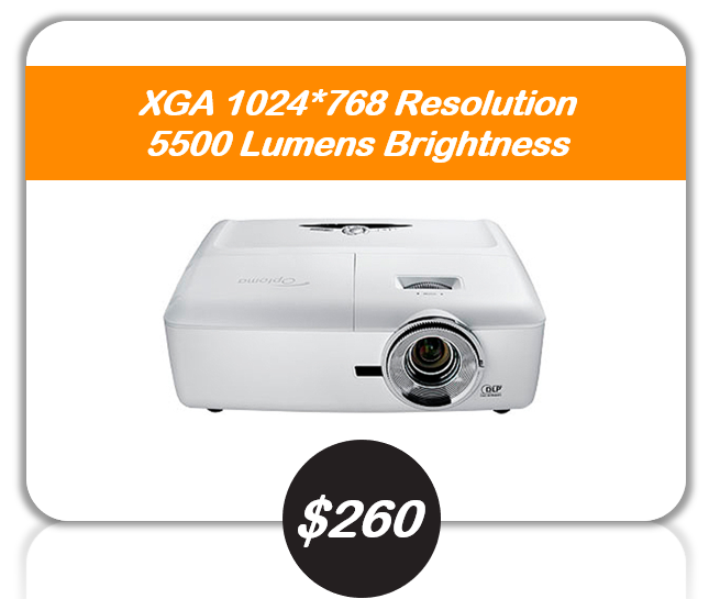 XGA projector hire Sydney 5500 lumens