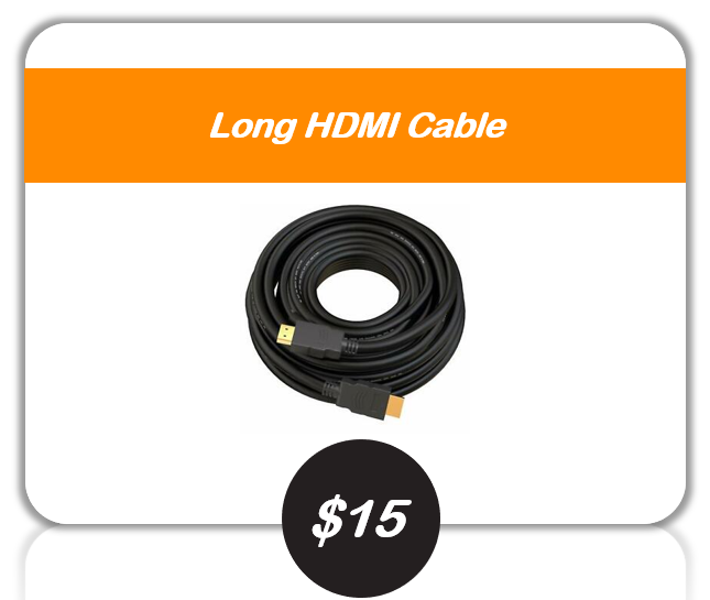 long HDMI cable