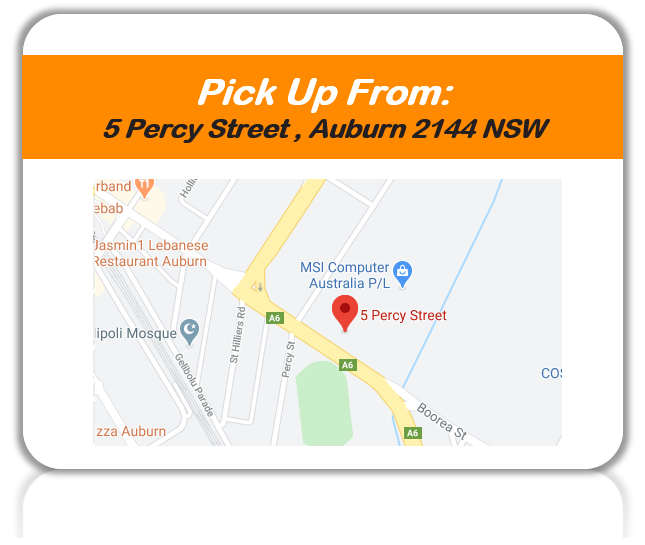 pick up from our new address