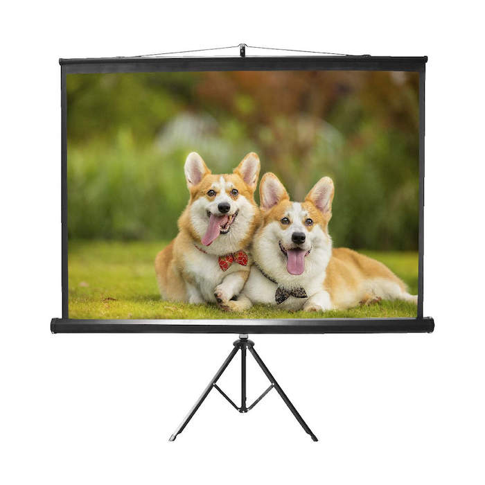 100 inch tripod screen hire Sydney